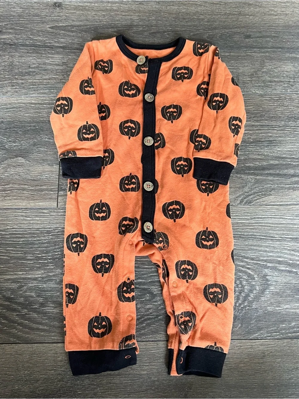 Halloween Baby Bodysuit Trio - Skeleton, Pumpkin & Gray Camo